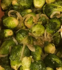 Balsamic Brussel Sprouts and Cabbage